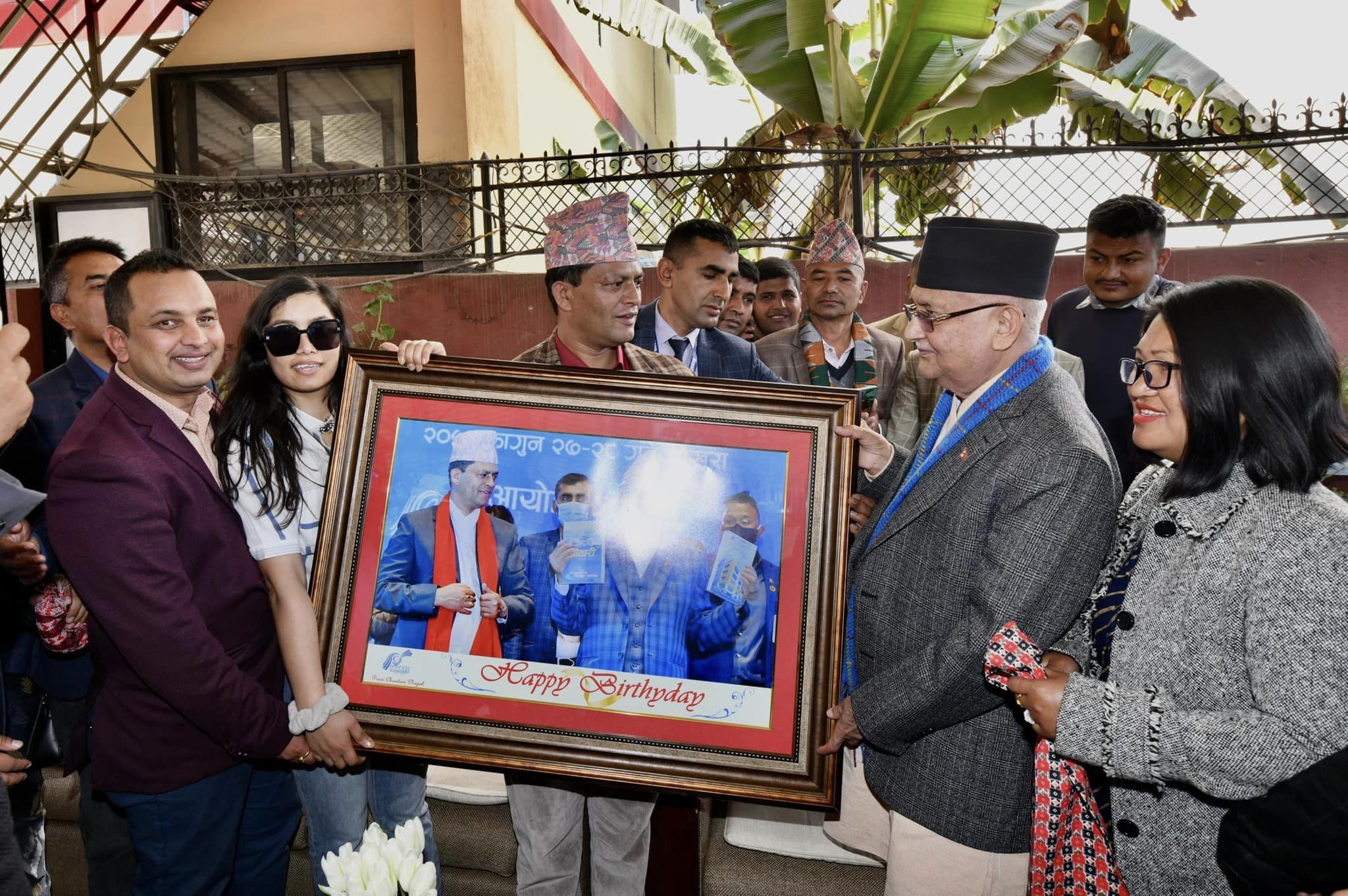एमाले अध्यक्ष ओलीको जन्मदिनमा प्रेस चौतारीको बिशेष शुभकामना