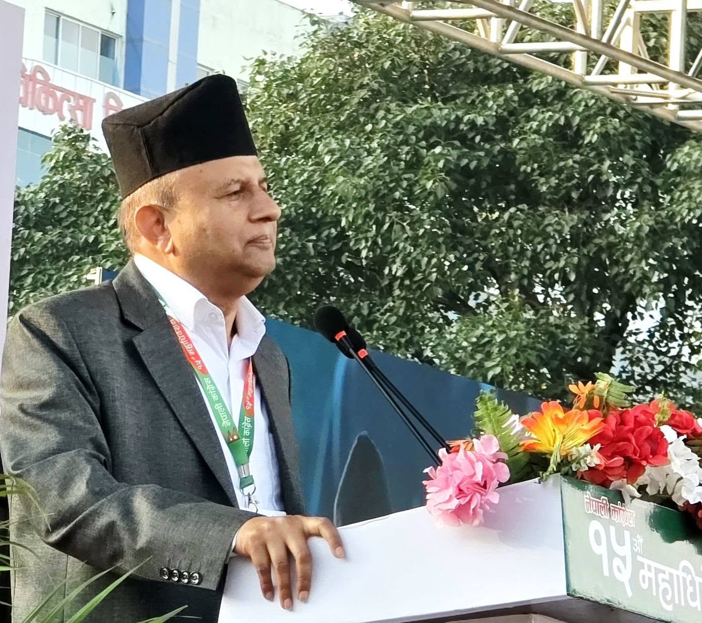 लोकतन्त्रको रक्षाका लागि कांग्रेस र एमालेबीच सहकार्य आवश्यकः महासचिव पोखरेल
