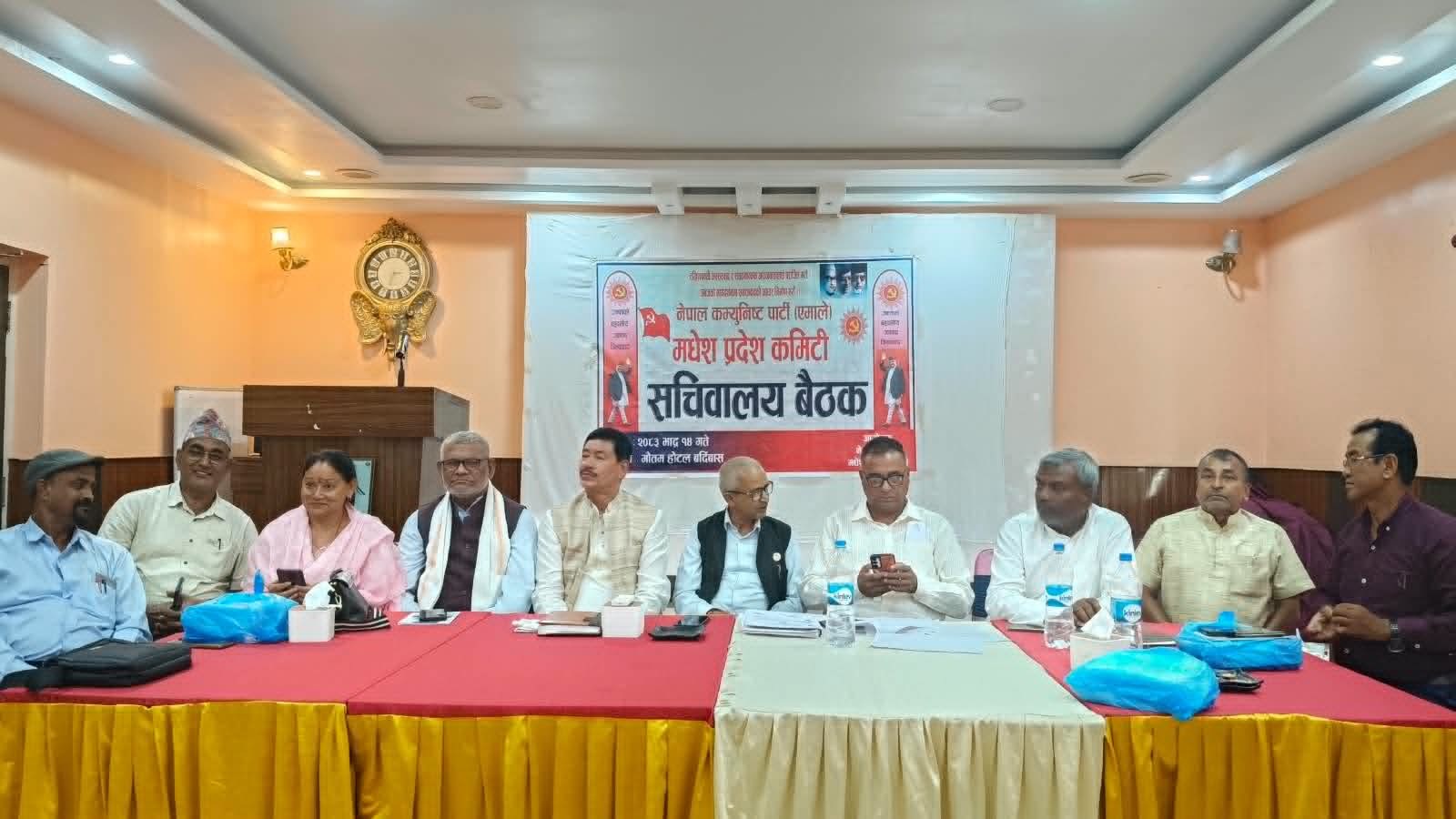 नेकपा (एमाले) मधेस प्रदेशले बाढी प्रभावित क्षेत्रमा २०० स्वयंसेवक पठाउने