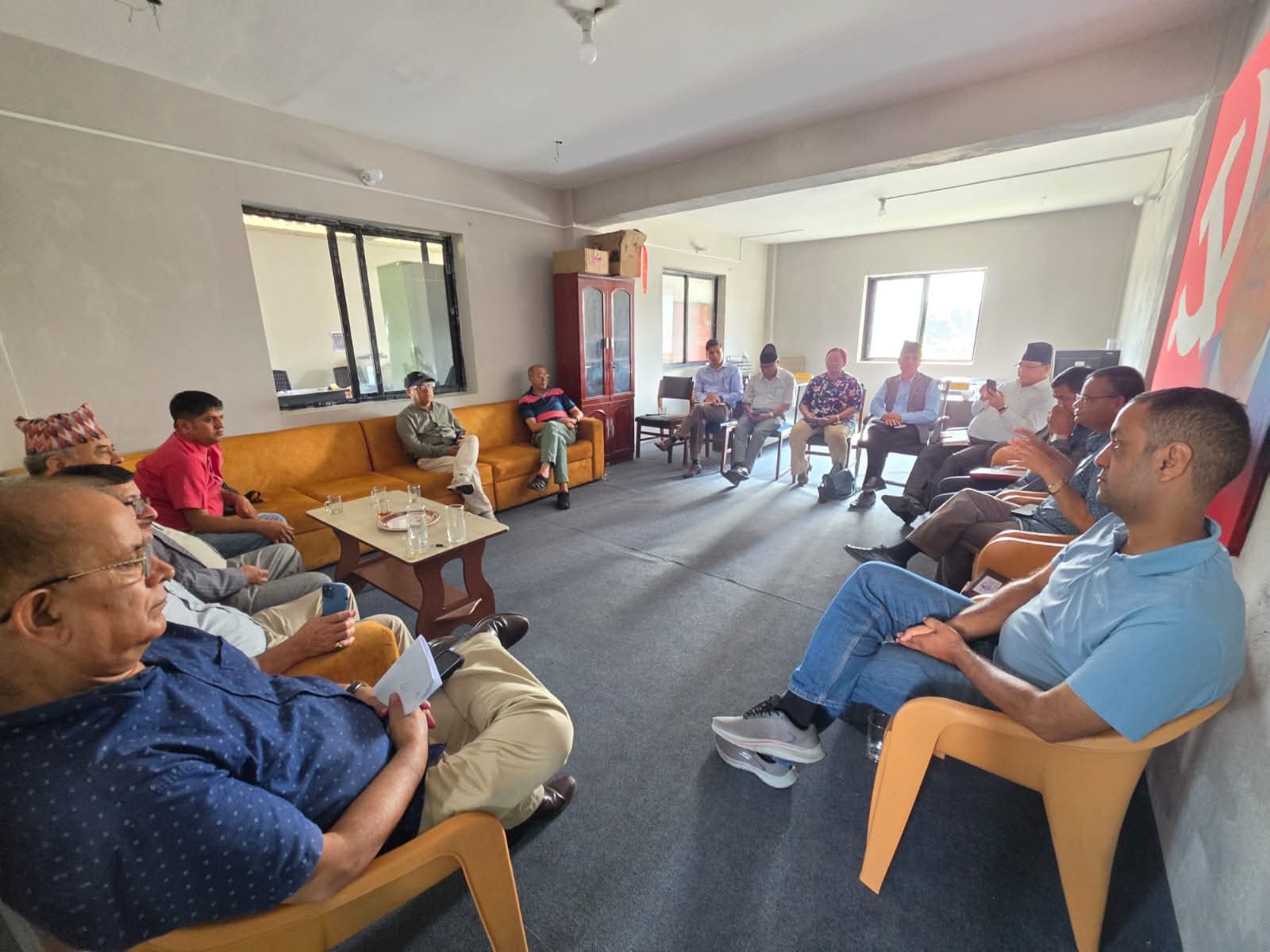 नेकपा (एमाले) राजधानी प्रदेशद्वारा बाढी प्रभावितको राहतका लागि दश लाख सहयोग घोषणा
