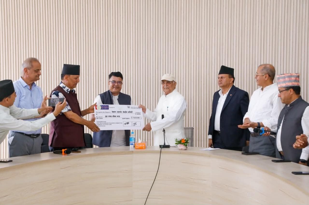 भोटेकोशी विपद्का पीडितहरुको राहतका लागि दिल खोलेर सहयोग गर्न अध्यक्ष ओलीको आग्रह