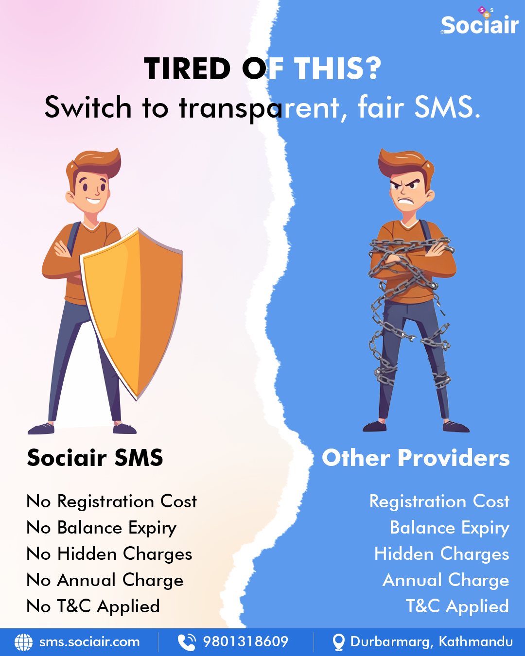Bulk SMS Benefits for Businesses in Nepal – Sociair SMS