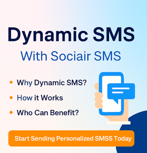 Dynamic SMS -With sociair sms