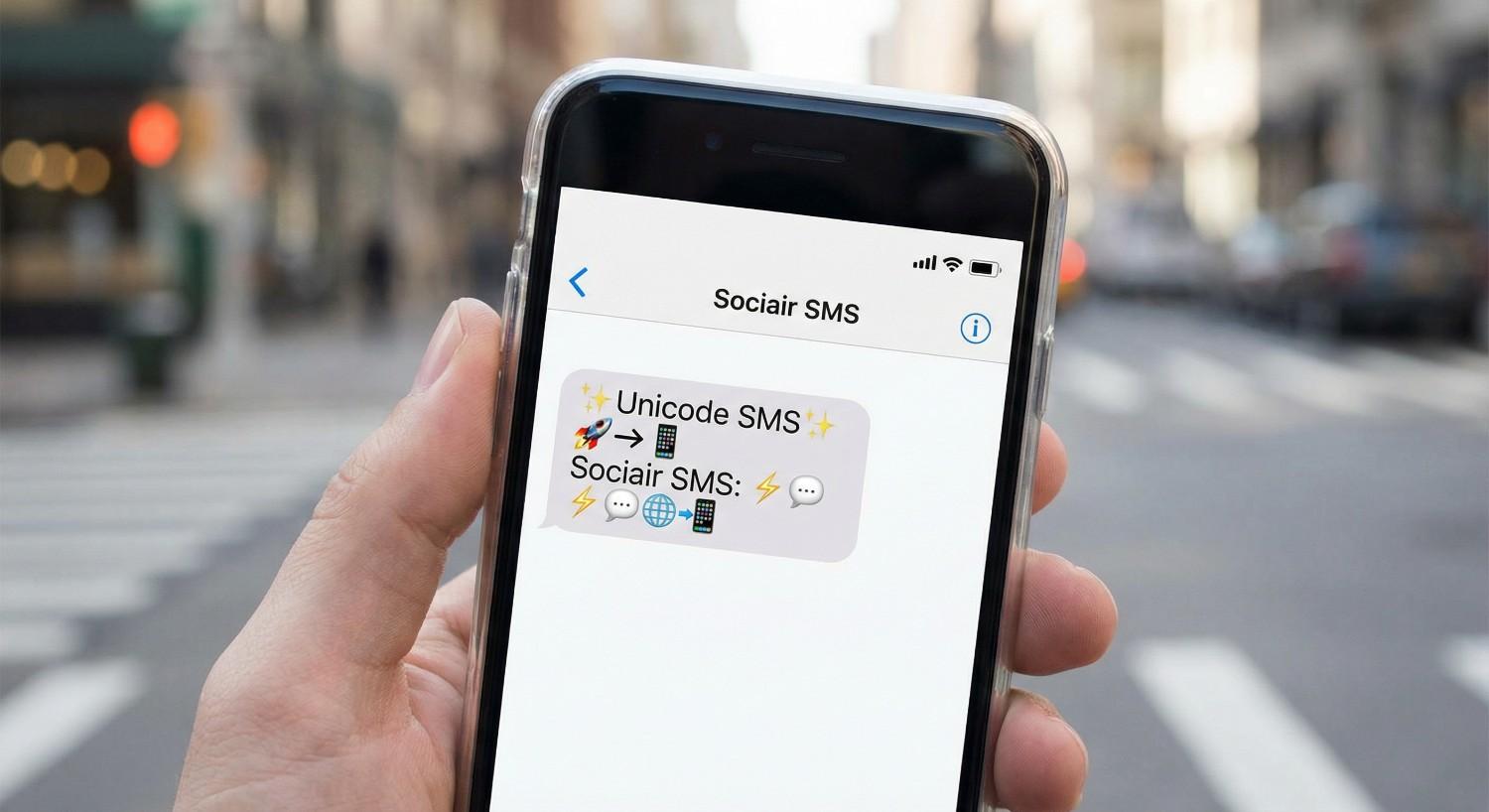 Unicode SMS – Sociair SMS