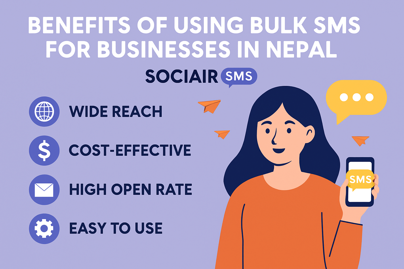 Benefits of Using Bulk SMS for Businesses in Nepal – Sociair SMS